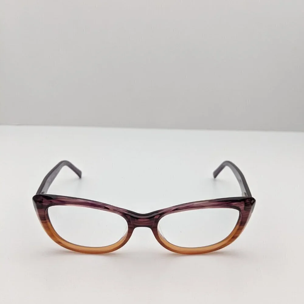 🕶️Cole Haan Plum Rose Horn CH1003 Eyeglasses 50/16/130 | ALH645🕶️